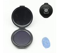 Tampon encreur pour empreintes digitales, noir/bleu/rouge, tampon encreur pour empreintes digitales, tampon encreur portable pour cartes d'identification, cartes d'empreintes digitales, poursuite de