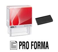 Tampon Encreur Pro Forma Colop Printer 20 38x14mm Noir