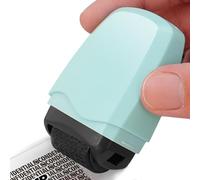 Tampon Encreur Protection Identité,Tampon à Roulette Bloqueur d'Adresse - Bloqueur Informations Portable pour Maison Bureau École Bibliothèque