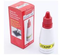 Tampon encreur rechargeable 25 cc, application lisse, formule à base d'eau pour tous vos besoins de travaux manuels (rouge)