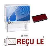 Tampon encreur Reçu le COLOP Printer 40 59x23mm Rouge