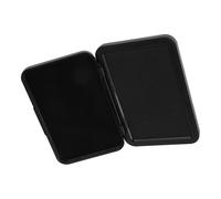 Tampon Encreur Standard Noir Portable à Séchage Rapide | Éponge et Plastique Solide, Couleurs Vives Résistantes à Décoloration, Adapté aux Carnets, Cartes et Ateliers DIY