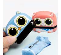 Tampon Encreur Textile Personnalisable Tampon Prenom Vetement Tampon Encreur Personnalisable Etiquette Vetement Enfant tampon textile résistant au lavage (BZ010-BLUE)