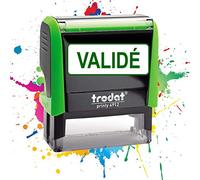 Tampon Encreur Trodat 4912 - Texte prédéterminé - Empreinte 47 x 18 mm - Tampon Pour Entreprise - 19 modèles disponibles (VALIDÉ)