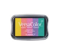 Tampon Encreur "Versacolor", Arc En Ciel, 5 Couleurs, 4,7x7,5 Cm