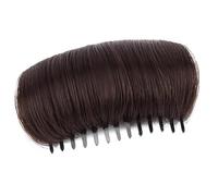 Tampon épais en mousse à mémoire de forme invisible avec peigne amovible Application rapide pour coiffure matinale occupée Tête plate Peigne épaississant
