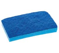 Tampon éponge multifonction en fibre bleue avec éponge - Pas de rayures