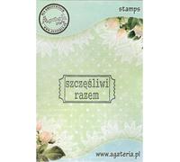 Tampon - étiquette Happy together - Agateria