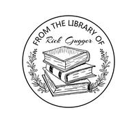 Tampon Ex Libris, de la bibliothèque personnalisée, livre et personnaliser