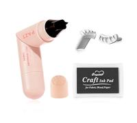 Tampon eye-liner double tête, stylo aile, eye-liner waterproof rotatif et tampon pour cils inférieurs, anti-bavures, naturel, longue tenue, pour fêtes, voyages, travail, mariages (Brun)