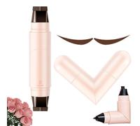 Tampon Eye-liner, Stylo Tampon Eyeliner Ailé, Pliable Waterproof Crayons Gel pour les Yeux, Natural Cat Eyes Eyeliner Stamp, Longue Durée T-ampon Eyeline-r à Double Tête, for Parties, Travel, Weekdays