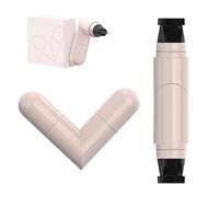 Tampon eye-liner, tampon eye-liner pliable pour des ailes parfaites, œil de chat parfait en 2 secondes, naturel et durable, parfait pour les femmes et les débutantes en maquillage (Marron)