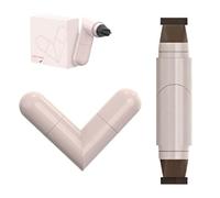 Tampon Eyeliner, 2 secondes pour un œil de chat parfait, 2025 Nouveau tampon Eyeliner pliable pour des ailes parfaites, encre résistante aux bavures, naturelle et durable (Marron)