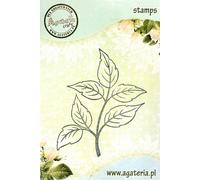 Tampon - Feuille de branche - Agateria, 7827114