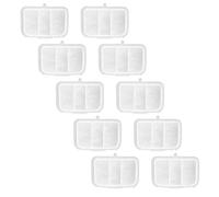Tampon filtrant de Remplacement pour Fontaine à Chat avec média de Charbon de Bois, Cartouche de Recharge rectangulaire pour distributeurs d ' Eau d ' intérieur pour Animaux de Compagnie Cartouche de