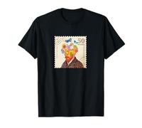 Tampon Floral Van Gogh Collage d'art Original et créatif T-Shirt