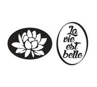 Tampon Fond De Moule Savon La Vie Est Belle Et Nénuphar