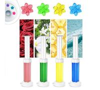 Tampon gel WC fleur - Désodorisant WC, 56/84 tampons gel nettoyant WC fleurs, détachant WC, désodorisant salle de bain 6 parfums, pour urinoirs et lavabos (A1)