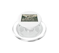 Tampon Graphique pour pêche à la Truite, Poisson, rivière PopSockets PopGrip pour MagSafe