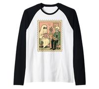 Tampon Humoristique Ghost Therapy Haunt Me Manche Raglan