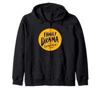 Tampon Humoristique Jaune Famille Drame Department Graphic Sweat à Capuche