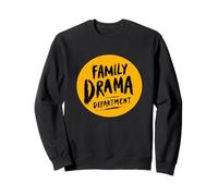 Tampon Humoristique Jaune Famille Drame Department Graphic Sweatshirt