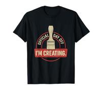 Tampon humoristique officiel Day Off I'm Creating Artist T-Shirt