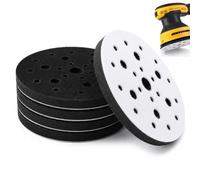 Tampon Interface 150 mm 70 Trous, Lot 4 Mousse Souple Auto-Agrippant | Compatible avec Mirka et Plateau de Ponçage, idéal pour Disques Abrasifs, Ponceuse Excentrique