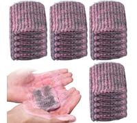 Tampon Jex, 20pcs Tampons Jex avec Savon en Laine d'acier Pré-SavonnéS pour Nettoyer Efficacement Les Casseroles, PoêLes, Fours Et Graisses De Cuisine Tenaces