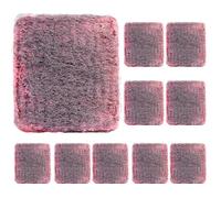 Tampon Jex avec Savon en Laine d'acier - 10Pièces Tampon Jex avec Savon, Tampons De Savon De Nettoyage Efficaces Tampons À RéCurer en MéTal Anti-Rayures, Forte Absorption d'eau Mousse Riche