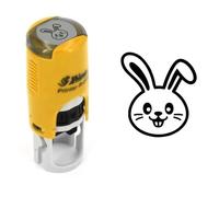 Tampon lapin trop mignon | 11mm | Cachet encreur lapinou | Cute rabbit self-inking stamp