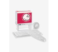 Tampon marqueur pour vêtements et livres blanc clair uni TU