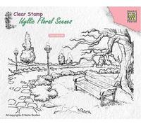 Tampon - Nellie`s Choice - IFS016 paysage d'hiver