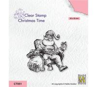Tampon - Nellie`s - CT051 Père Noël sur une chaise