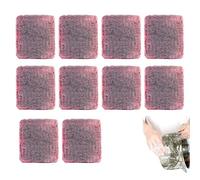 Tampon Nettoyage,Épurateur en Acier pour Vaisselle,Tampon à Récurer avec Savon,Laine d'acier Réutilisables pour Nettoyer la Vaisselle, Les Casseroles, Les Poêles(10 Pièce)