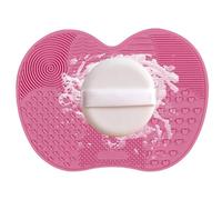 Tampon nettoyant pour pinceaux de maquillage en silicone, tapis nettoyant pour pinceaux de maquillage | Tapis de nettoyage pour pinceaux cosmétiques, tampon nettoyant doux,Épurateur de brosse