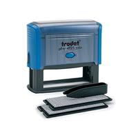 Tampon Personnalisable Trodat Typomatic 4925T - Encrage automatique - 5 Lignes de Texte à Réaliser soi-même - Lettres, Pince + Encre Noire fournies