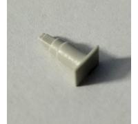 TAMPON PLAT COULEUR GRIS CLAIR PIÈCES ACCESSOIRES LOCOMOTIVE TRAIN 04-186-10-1 COMPATIBLE AVEC ROCO