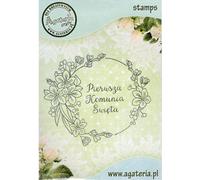 Tampon polymère - Guirlande - Première communion