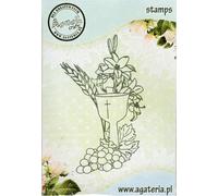 Tampon polymère - Hôte avec vigne - Agateria