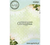Tampon polymère - Merci Marraine - Agateria