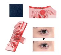 Tampon pour faux cils - Réutilisable et portable - Outil de maquillage confortable pour les yeux - Pour adultes et femmes