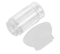 Tampon pour Nail Art en Silicone Transparent Grattoir | Usage Salon et Maison, Placement Précis, Designs Variés, pour Débutants et Artistes Professionnels