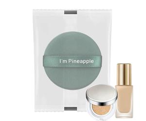 Tampon pour poudre fixe - Applicateur de de teint pour visage - Sponja Compact - Pour femmes, filles, voyage, fête, routine quotidienne