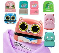 Tampon Prenom Vetement Enfant Personnalisé, Tampon Encreur Textile Personnalisable Vetement, Tampon Nominatif Personnalisé Vetement Enfant, Tampon Nominatif Pour Marquer Les Vêtements, Tampon Prénom