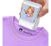 Tampon Prenom Vetement Enfant Personnalisé, Tampon Encreur Textile Personnalisable Vetement, Tampon Nominatif Personnalisé Vetement Enfant, Tampon Nominatif Pour Marquer Les Vêtements, Tampon Prénom