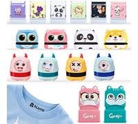 Tampon Prenom Vetement Enfant Personnalisé, Tampon Encreur Textile Personnalisable Vetement, Tampon Nominatif Personnalisé Vetement Enfant, Tampon Nominatif Pour Marquer Les Vêtements, Tampon Prénom