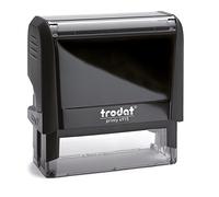 Tampon Printy 4915 avec plaque avec texte personnalisé