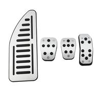 Tampon Repose Pieds D'Accélérateur Pour Ford Pour Puma Pour Ecosport Pour Fiesta MK8 2013 - 2023 Couvercle De Protection De Pédale De Frein À Gaz En Alliage D'aluminium, Cache Pédale(MT WITH REST PEDA