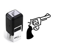 Tampon revolver | 11mm | Cachet encreur pistolet | Small gun ink stamp
